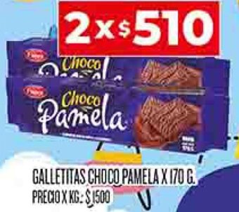 Supermercados DIA GALLETITAS CHOCO PAMELA X 170 G. oferta