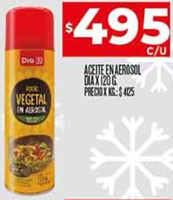 Supermercados DIA ACEITE EN AEROSOL DIAX 120 G oferta