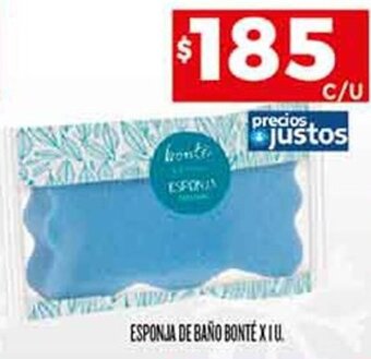 Supermercados DIA ESPONJA DE BAÑO BONTÉ X 1U. oferta