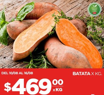 Supermercados DIA BATATA X KG. oferta