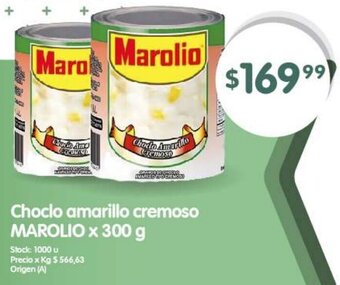 Choclo amarillo cremoso MAROLIO x 300 g