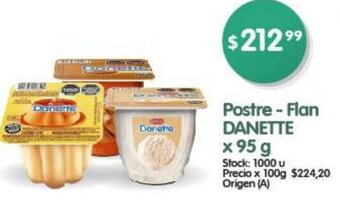 Supermercados Buenos Días Postre - Flan DANETTE x 95 g oferta