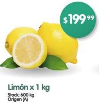 Supermercados Buenos Días Limón x 1 kg oferta