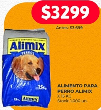 Supermercados Tadicor ALIMENTO PARA PERRO ALIMIX X 15 KG oferta
