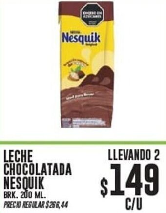 Supermercados Vea LECHE CHOCOLATADA NESQUIK BRK. 200 ML. oferta