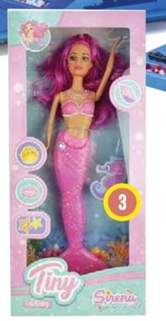 Supermercados Vea MUÑECA TINY SIRENA oferta