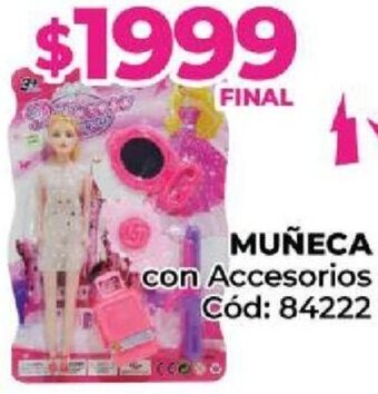 Diarco MUÑECA con Accesorios Cód: 84222 oferta