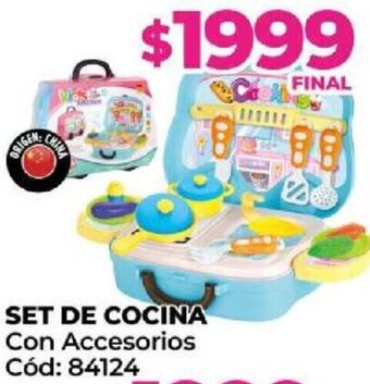 Diarco SET DE COCINA Con Accesorios Cód: 84124 oferta