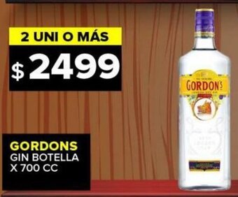 Carrefour Maxi GORDONS GIN BOTELLA X 700 CC oferta