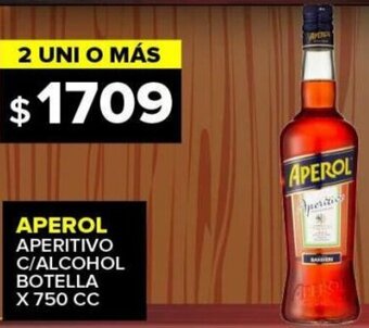 Carrefour Maxi APEROL APERITIVO C/ALCOHOL BOTELLA X 750 CC oferta