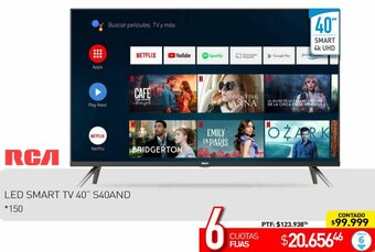 La Anonima RCALED SMART TV 40" S40AND 150 oferta