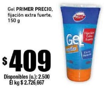 Cooperativa Obrera Gel PRIMER PRECIO, fijación extra fuerte, 150 g oferta