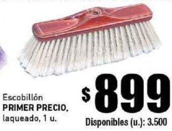 Cooperativa Obrera Escobillón PRIMER PRECIO, laqueado, 1 u. oferta