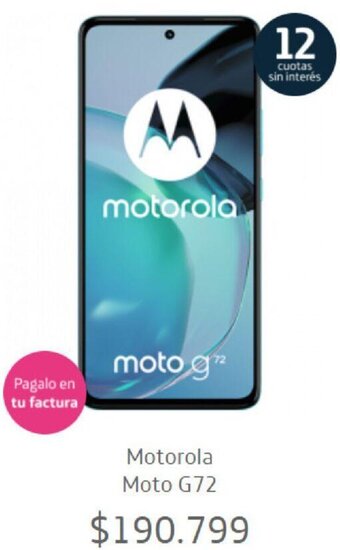 Movistar Motorola Moto G72 oferta