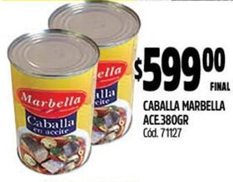 Supermercados Yaguar CABALLA MARBELLA ACE 380GR Cód. 71127 oferta