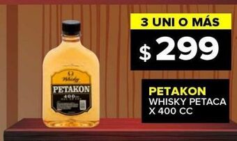 Carrefour Maxi Whisky petaca petakon x 400cc oferta