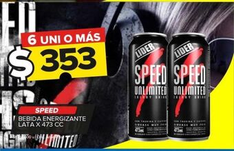 Carrefour Maxi Bebida energética speed lata x 473cc oferta