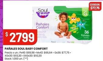 Changomas Pañales soul baby oferta