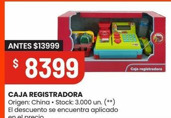 Changomas Caja registradora oferta