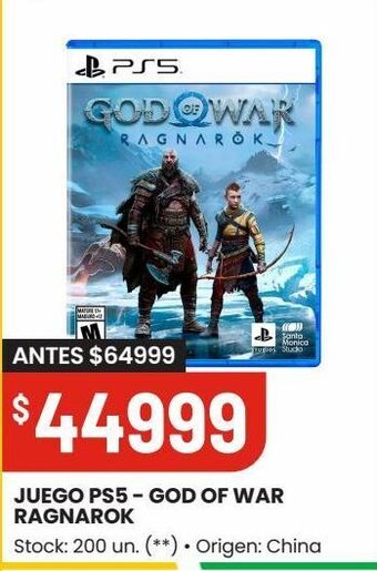 Changomas Juego ps5 - god of war ragnarok oferta