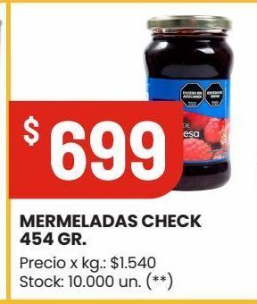 Changomas Mermeladas check 454g oferta