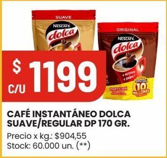 Changomas Café instantáneo dolca 170g oferta