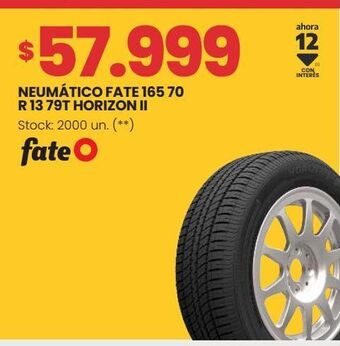 Changomas Neumático fate 165 70 r 13 79t horizon ii oferta