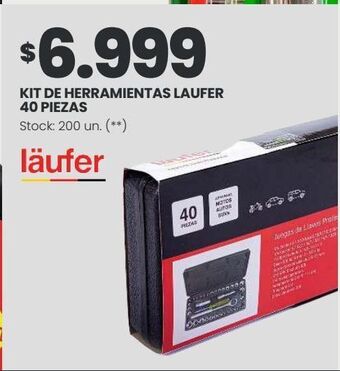 Changomas Kit de herramientas laufer 40 piezas oferta
