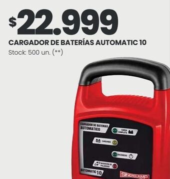 Changomas Cargador de baterías automatic 10 oferta