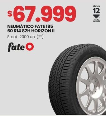 Changomas Neumático fate 185 60 r14 82h horizon ii oferta