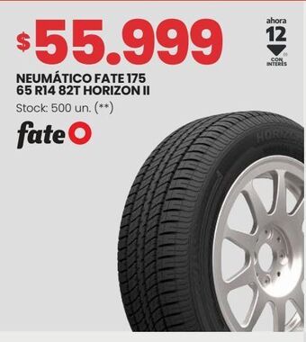 Changomas Neumático fate 175 65 r14 82t horizon ii oferta
