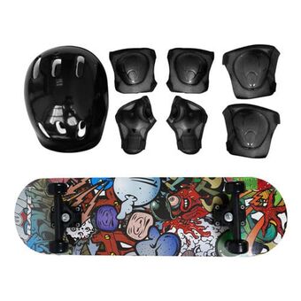 Frávega Patineta skate boards set con accesorios graff ik0139 oferta