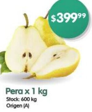 Supermercados Buenos Días Pera x 1 kg oferta