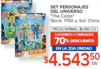 Carrefour SET PERSONAJES DEL UNIVERSO "The Corps" oferta