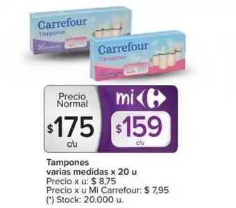 Carrefour Tampones Varias Medidas oferta