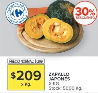 Carrefour ZAPALLO JAPONÉS oferta