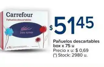 Carrefour Pañuelos Descartables Box oferta
