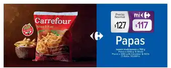 Carrefour Papas Bastón Tradicionales x 700 g oferta