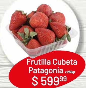 Makro Frutilla Cubeta Patagonia x 259gr oferta