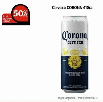 Disco Cerveza CORONA 410cc oferta