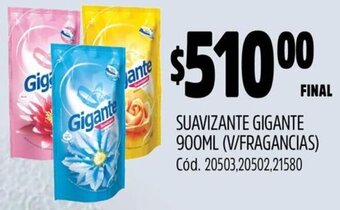 SUAVIZANTE GIGANTE 900ML
