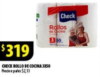 Punto Mayorista CHECK ROLLO DE COCINA 3X50 oferta