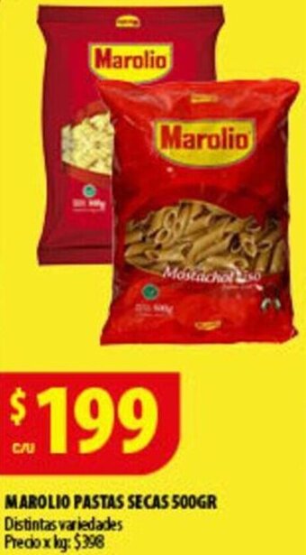 Punto Mayorista MAROLIO PASTAS SECAS 500GR oferta