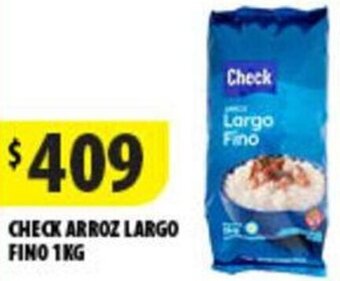 Punto Mayorista CHECK ARROZ LARGO FINO 1KG oferta