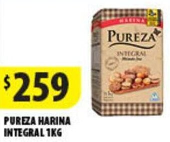 Punto Mayorista PUREZA HARINA INTEGRAL 1KG oferta