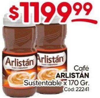 Diarco Café ARLISTÁN Sustentable x 170 Gr. oferta