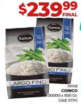 Diarco Arroz COINCO 00000 x 500 Gr. Cód: 10741 oferta