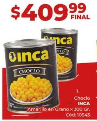 Diarco CHOCLO INCA Amarillo en Grano x 300 Gr. oferta