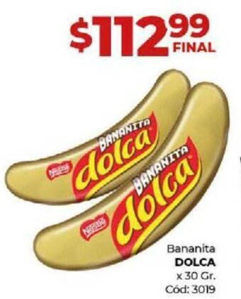 Diarco Bananita DOLCA x 30 Gr. Cód: 3019 oferta