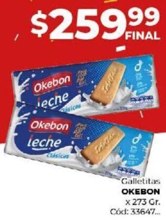 Diarco Galletitas OKEBON x 273gr oferta